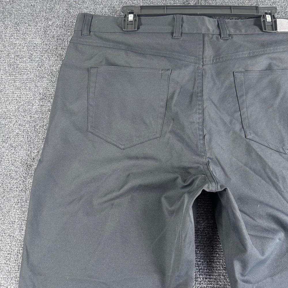 Peter Millar Golf Pants Mens 38/30 38x30 Black Performance Five Pocket Casual - Picture 10 of 16